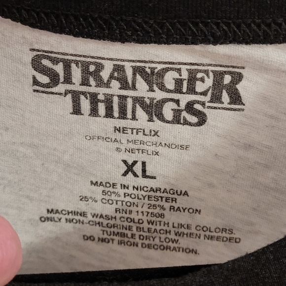 Stranger Things Raglan Tee - Picture 4 of 4